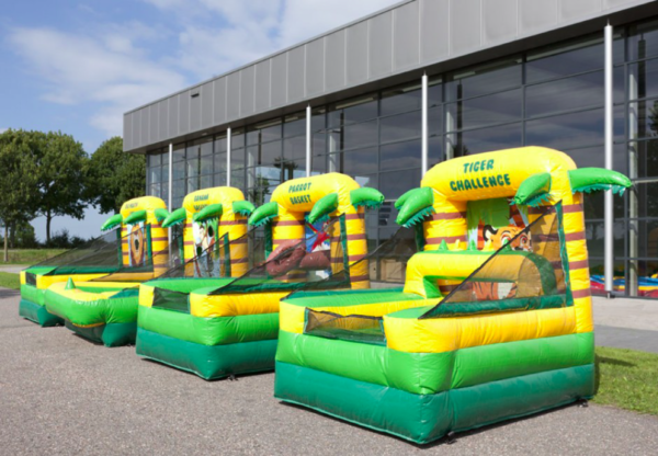 partylife-tiger-challenge-Kinderspellen Jungle, balspelen met lucht-springkasteel-fun